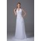 Sleeveless Chiffon Silk like Satin Halter Reception Wedding Dresses 2030362