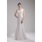 Trumpet/Mermaid Sleeveless Chiffon Beaded Reception Wedding Dresses 2030365