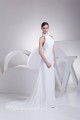 A-Line Halter Chiffon Silk like Satin Wedding Dresses 2030366 A-Line Halter Chiffon Silk like Satin Wedding Dresses 2030366