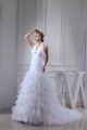 Sleeveless Halter Satin Organza Princess Reception Wedding Dresses 2030368 Sleeveless Halter Satin Organza Princess Reception Wedding Dresses 2030368