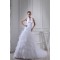 Sleeveless Halter Satin Organza Princess Reception Wedding Dresses 2030368