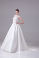 A-Line Sleeveless Satin Fine Netting Lace New Arrival Wedding Dresses 2030371 A-Line Sleeveless Satin Fine Netting Lace New Arrival Wedding Dresses 2030371