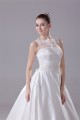 A-Line Sleeveless Satin Fine Netting Lace New Arrival Wedding Dresses 2030371 A-Line Sleeveless Satin Fine Netting Lace New Arrival Wedding Dresses 2030371