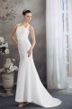 Mermaid/Trumpet Sleeveless Lace Taffeta Straps Reception Wedding Dresses 2030372 Mermaid/Trumpet Sleeveless Lace Taffeta Straps Reception Wedding Dresses 2030372