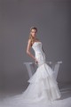 Mermaid/Trumpet Spaghetti Strap Satin Lace Sweetheart Reception Wedding Dresses 2030375