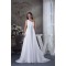 A-Line Chiffon Sleeveless One-Shoulder Wedding Dresses Maternity Wedding Dresses 2030377