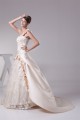 Ball Gown Sleeveless One-Shoulder Satin Lace Fine Netting Reception Wedding Dresses 2030378 Ball Gown Sleeveless One-Shoulder Satin Lace Fine Netting Reception Wedding Dresses 2030378