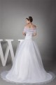 Sleeveless Portrait Satin Organza Princess New Arrival Wedding Dresses 2030379 Sleeveless Portrait Satin Organza Princess New Arrival Wedding Dresses 2030379