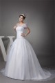 Sleeveless Portrait Satin Organza Princess New Arrival Wedding Dresses 2030379 Sleeveless Portrait Satin Organza Princess New Arrival Wedding Dresses 2030379