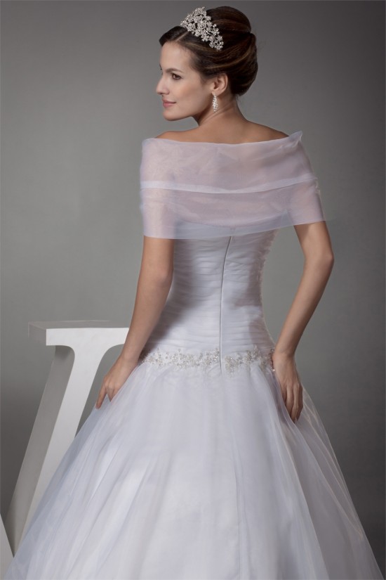 Sleeveless Portrait Satin Organza Princess New Arrival Wedding Dresses 2030379 Sleeveless Portrait Satin Organza Princess New Arrival Wedding Dresses 2030379