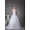 Sleeveless Portrait Satin Organza Princess New Arrival Wedding Dresses 2030379
