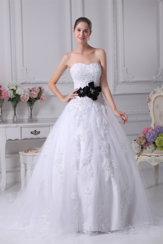 Ball Gown Sleeveless Princess Strapless Lace Satin Fine Netting Wedding Dresses 2030381 Ball Gown Sleeveless Princess Strapless Lace Satin Fine Netting Wedding Dresses 2030381
