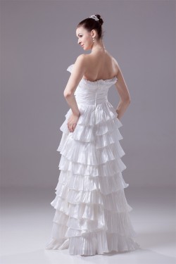 Sleeveless Princess Strapless Taffeta New Arrival Wedding Dresses 2030382
