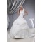 Ball Gown One-Shoulder Sleeveless Satin Lace Fine Netting Wedding Dresses 2030387