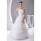 Sleeveless Satin Organza Sweetheart A-Line Best Wedding Dresses 2030396