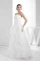 Sleeveless Satin Organza Sweetheart A-Line Sweet Wedding Dresses 2030397 Sleeveless Satin Organza Sweetheart A-Line Sweet Wedding Dresses 2030397