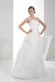 Sleeveless Satin Organza Sweetheart A-Line Sweet Wedding Dresses 2030397 Sleeveless Satin Organza Sweetheart A-Line Sweet Wedding Dresses 2030397
