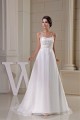 Sleeveless Satin Organza Taffeta Spaghetti Straps Wedding Dresses 2030398