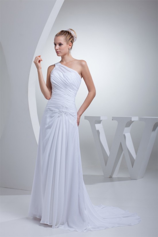 Sleeveless Sheath/Column Chiffon Silk like Satin Best Wedding Dresses 2030399 Sleeveless Sheath/Column Chiffon Silk like Satin Best Wedding Dresses 2030399
