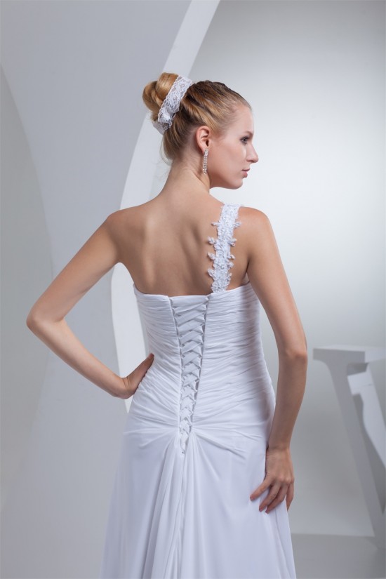 Sleeveless Sheath/Column Chiffon Silk like Satin Best Wedding Dresses 2030399 Sleeveless Sheath/Column Chiffon Silk like Satin Best Wedding Dresses 2030399