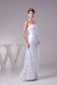 Sleeveless Sheath/Column Square Lace Silk like Satin Wedding Dresses 2030402 Sleeveless Sheath/Column Square Lace Silk like Satin Wedding Dresses 2030402