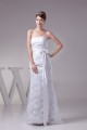 Sleeveless Sheath/Column Square Lace Silk like Satin Wedding Dresses 2030402 Sleeveless Sheath/Column Square Lace Silk like Satin Wedding Dresses 2030402