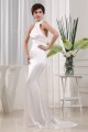Mermaid/Trumpet Sleeveless Silk like Satin Wedding Dresses 2030404