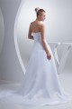 A-Line Sleeveless Soft Sweetheart Satin Satin Organza Reception Wedding Dresses 2030405 A-Line Sleeveless Soft Sweetheart Satin Satin Organza Reception Wedding Dresses 2030405