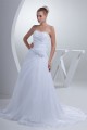 A-Line Sleeveless Soft Sweetheart Satin Satin Organza Reception Wedding Dresses 2030405 A-Line Sleeveless Soft Sweetheart Satin Satin Organza Reception Wedding Dresses 2030405