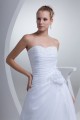 A-Line Sleeveless Soft Sweetheart Satin Satin Organza Reception Wedding Dresses 2030405 A-Line Sleeveless Soft Sweetheart Satin Satin Organza Reception Wedding Dresses 2030405