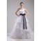 A-Line Satin Organza Sleeveless Strapless Wedding Dresses 2030411