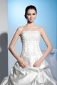 Sleeveless Strapless Satin Lace A-Line New Arrival Wedding Dresses 2030414 Sleeveless Strapless Satin Lace A-Line New Arrival Wedding Dresses 2030414
