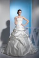 Sleeveless Strapless Satin Lace A-Line New Arrival Wedding Dresses 2030414 Sleeveless Strapless Satin Lace A-Line New Arrival Wedding Dresses 2030414