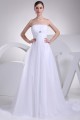A-Line Strapless Satin Organza New Arrival Wedding Dresses 2030415 A-Line Strapless Satin Organza New Arrival Wedding Dresses 2030415