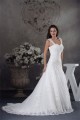 A-Line Sleeveless Straps Satin Fine Netting Wedding Dresses 2030417 A-Line Sleeveless Straps Satin Fine Netting Wedding Dresses 2030417