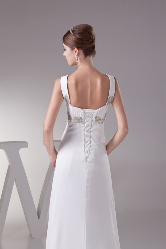 Sleeveless Straps Chiffon Silk like Satin Sweet Wedding Dresses Maternity Wedding Dresses 2030418 Sleeveless Straps Chiffon Silk like Satin Sweet Wedding Dresses Maternity Wedding Dresses 2030418