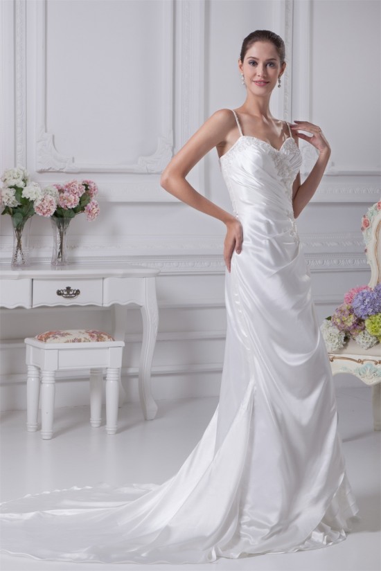 Trumpet/Mermaid Spaghetti Strap Lace Wedding Dresses 2030419 Trumpet/Mermaid Spaghetti Strap Lace Wedding Dresses 2030419