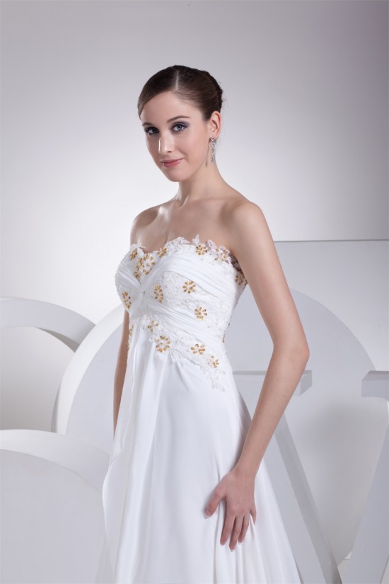 A-Line Sleeveless Sweetheart Chiffon Beaded Lace Wedding Dresses 2030422 A-Line Sleeveless Sweetheart Chiffon Beaded Lace Wedding Dresses 2030422