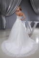 A-Line Sleeveless Sweetheart Satin Lace Fine Netting Wedding Dresses 2030423 A-Line Sleeveless Sweetheart Satin Lace Fine Netting Wedding Dresses 2030423