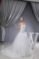 A-Line Sleeveless Sweetheart Satin Lace Fine Netting Wedding Dresses 2030423 A-Line Sleeveless Sweetheart Satin Lace Fine Netting Wedding Dresses 2030423
