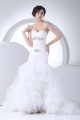 Sleeveless Sweetheart Mermaid/Trumpet Satin Fine Netting Sweet Wedding Dresses 2030425 Sleeveless Sweetheart Mermaid/Trumpet Satin Fine Netting Sweet Wedding Dresses 2030425