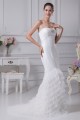 Sleeveless Sweetheart Mermaid/Trumpet Satin Fine Netting Wedding Dresses 2030426 Sleeveless Sweetheart Mermaid/Trumpet Satin Fine Netting Wedding Dresses 2030426