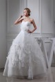 Sleeveless Sweetheart Satin Organza A-Line Sweet Wedding Dresses 2030427 Sleeveless Sweetheart Satin Organza A-Line Sweet Wedding Dresses 2030427
