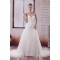 Sleeveless Sweetheart Satin Silk like Satin Fine Netting Best Wedding Dresses 2030428