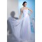 Sheath/Column Sleeveless Sweetheart Chiffon Satin Lace Wedding Dresses 2030430