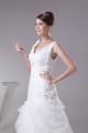 Sleeveless V-Neck Satin Lace Organza Princess New Arrival Wedding Dresses 2030433 Sleeveless V-Neck Satin Lace Organza Princess New Arrival Wedding Dresses 2030433