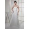 Soft Sweetheart A-Line Satin Organza Sleeveless New Arrival Wedding Dresses 2030434
