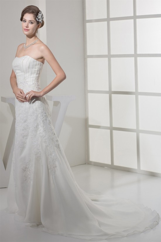 A-Line Beaded Lace Soft Sweetheart Wedding Dresses 2030436 A-Line Beaded Lace Soft Sweetheart Wedding Dresses 2030436