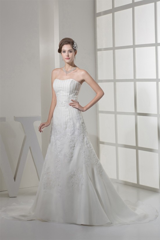 A-Line Beaded Lace Soft Sweetheart Wedding Dresses 2030436 A-Line Beaded Lace Soft Sweetheart Wedding Dresses 2030436
