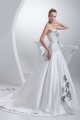 A-Line Soft Sweetheart Sleeveless Satin Wedding Dresses with Color 2030437 A-Line Soft Sweetheart Sleeveless Satin Wedding Dresses with Color 2030437